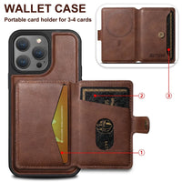 Thumbnail for Leather Magsafe Card Holder Case iPhone Case - view 15