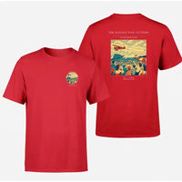 Thumbnail for VINTAGE G4472 - The Banner Tow Letters - Double-Side T-Shirt design on red double side t shirt