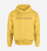 Thumbnail for Star Alliance Airlines logo on yellow single side hoodie