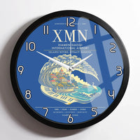 Thumbnail for Xiamen Gaoqi International Airport XMN Wall-Clock Framed - Blue