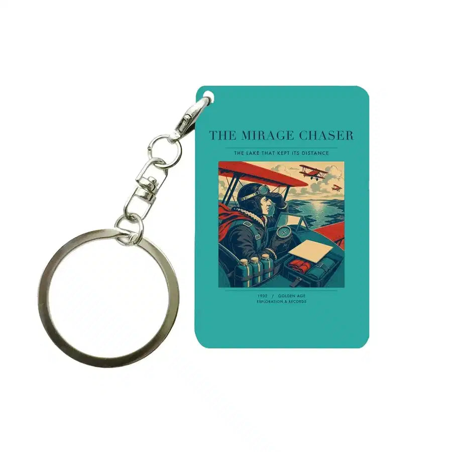 VINTAGE G4337 - The Mirage Chaser - Designed Key Chain design on turquoise