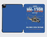 Thumbnail for Leonardo HH-139B design on blue ipad tablet case