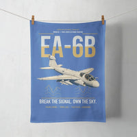 Thumbnail for EA-6B Prowler design on blue towel