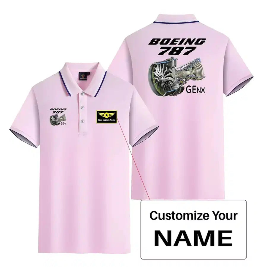 Customisable Boeing 787 Polo Shirt - view 15