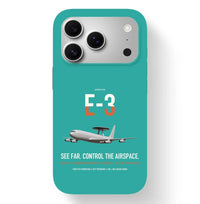 Thumbnail for E-3 Sentry AWACS design on turquoise magsafe iphone case, for iPhone 17 Pro