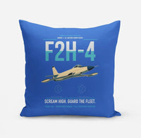 Thumbnail for F2H-4 Banshee design on blue pillow