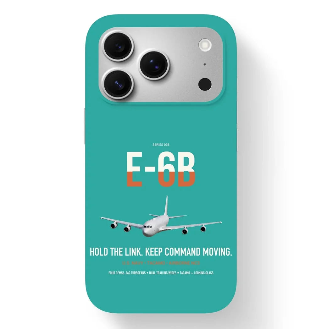 E-6B Mercury design on turquoise magsafe iphone case, for iPhone 17 Pro