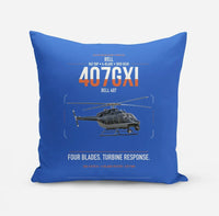 Thumbnail for Bell 407GXi design on blue pillow
