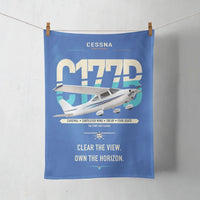 Thumbnail for Cessna 177B Cardinal design on blue towel