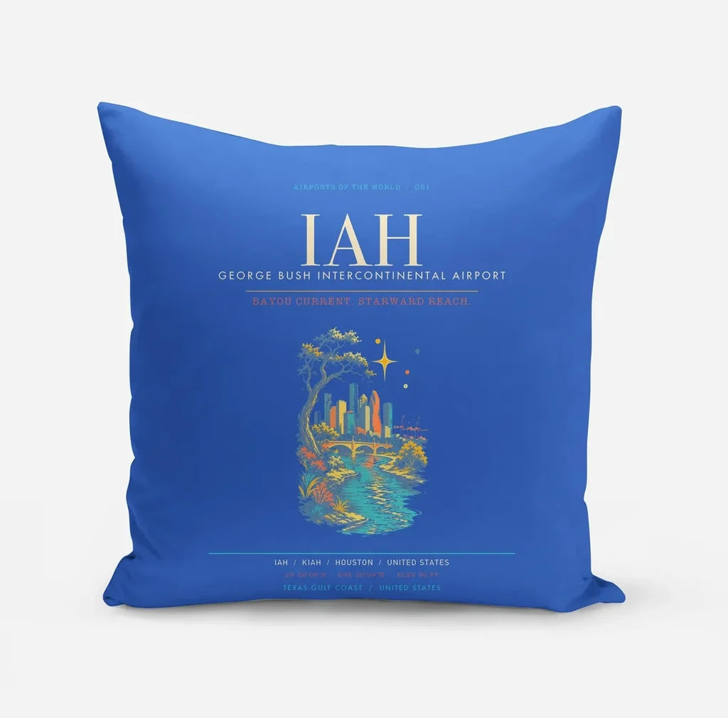 Houston George Bush Intercontinental Airport IAH - Blue