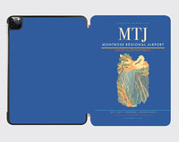 Thumbnail for Montrose Regional Airport (MTJ) design on blue ipad tablet case