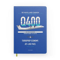 Thumbnail for De Havilland Dash 8-400 design on blue notebook