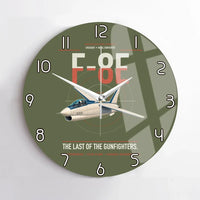 Thumbnail for F-8E Crusader design on green army no frame wall clock