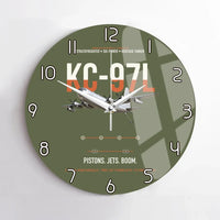 Thumbnail for KC-97L STRATOFREIGHTER design on green army no frame wall clock
