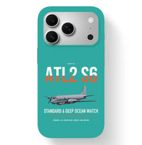 Thumbnail for Atlantique 2 Standard 6 design on turquoise magsafe iphone case, for iPhone 17 Pro