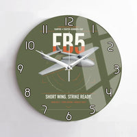 Thumbnail for de Havilland Vampire FB5 design on green army no frame wall clock