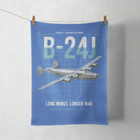 Thumbnail for B-24J Liberator design on blue towel