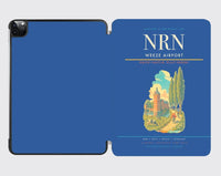 Thumbnail for Weeze Airport (NRN) design on blue ipad tablet case
