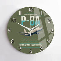 Thumbnail for P-8A Poseidon design on green army no frame wall clock