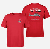 Thumbnail for Airbus Helicopters AS565 MBe Panther design on red t-shirt, double-side print
