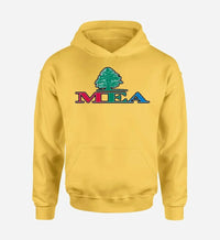 Thumbnail for Middle East Airlines(MEA) logo printed on yellow hoodie