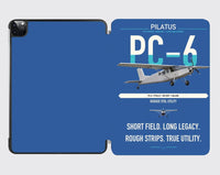 Thumbnail for Pilatus PC-6 Porter design on blue ipad tablet case