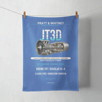 Thumbnail for JT3D design on blue towel