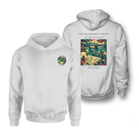 Thumbnail for VINTAGE G4209 - The Island Hop Survey - Double-Side Hoodie design on white double side