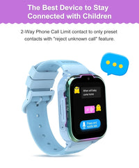 Thumbnail for Smart watch with DH20 Children's Smart Watch: Full Netcom 4G, Video Calls, GPS Tracking & SIM Card Support for Students dial