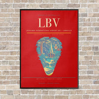 Thumbnail for Leon-Mba International Airport LBV — Libreville vertical canvas print - framed - red background