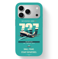 Thumbnail for Boeing 737-500 Classic design on turquoise magsafe iphone case