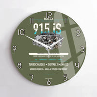 Thumbnail for 915 iS design on green army no frame wall clock