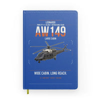 Thumbnail for Leonardo AW149 design on blue notebook