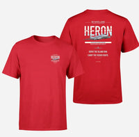 Thumbnail for de Havilland DH.114 Heron 2D design on red t shirt