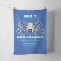 Thumbnail for DJI Neo 2 design on blue towel