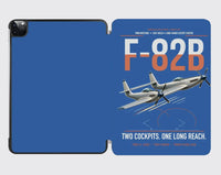 Thumbnail for F-82B Twin Mustang design on blue ipad tablet case