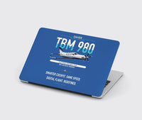 Thumbnail for Daher TBM 980 design on blue MacBook case
