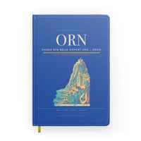 Thumbnail for Ahmed Ben Bella Airport (ORN) design on blue notebook