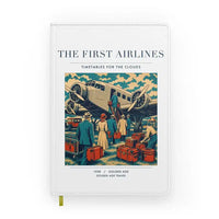 Thumbnail for VINTAGE G4048 - The First Airlines - Designed Notebooks design on white