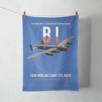 Thumbnail for Avro Lancaster B I design on blue towel