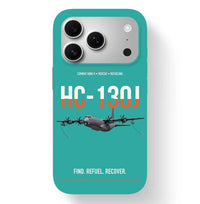 Thumbnail for HC-130J COMBAT KING II design on turquoise magsafe iphone case, for iPhone 17 Pro