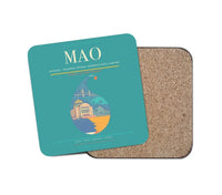 Thumbnail for Manaus - Eduardo Gomes International Airport MAO Coaster 1-Piece - Turquoise