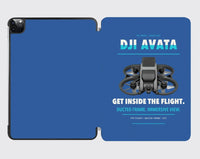 Thumbnail for DJI Avata design on blue ipad tablet case