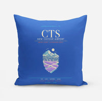 Thumbnail for New Chitose Airport Sapporo CTS - Snowfield Lavender Grid - Blue