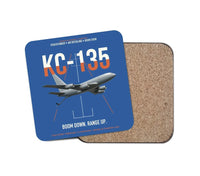 Thumbnail for KC-135 STRATOTANKER design on blue 1 piece coaster