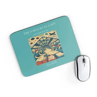 Thumbnail for VINTAGE G4508 - The Parachute Loft - Designed Mouse Pads design on turquoise rectangle