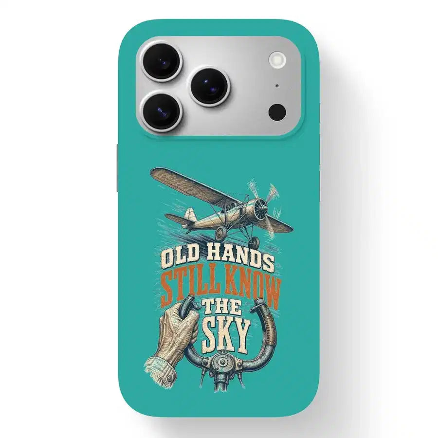 SIGNAL 632 - Old Hands Still Know The Sky - MagSafe iPhone 17 Pro design on turquoise magsafe iphone 17 pro