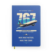 Thumbnail for Boeing 767-300F design on blue notebook