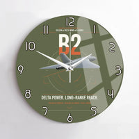 Thumbnail for Avro Vulcan B2 design on green army no frame wall clock