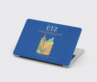 Thumbnail for Metz–Nancy–Lorraine Airport (ETZ) design on blue MacBook case